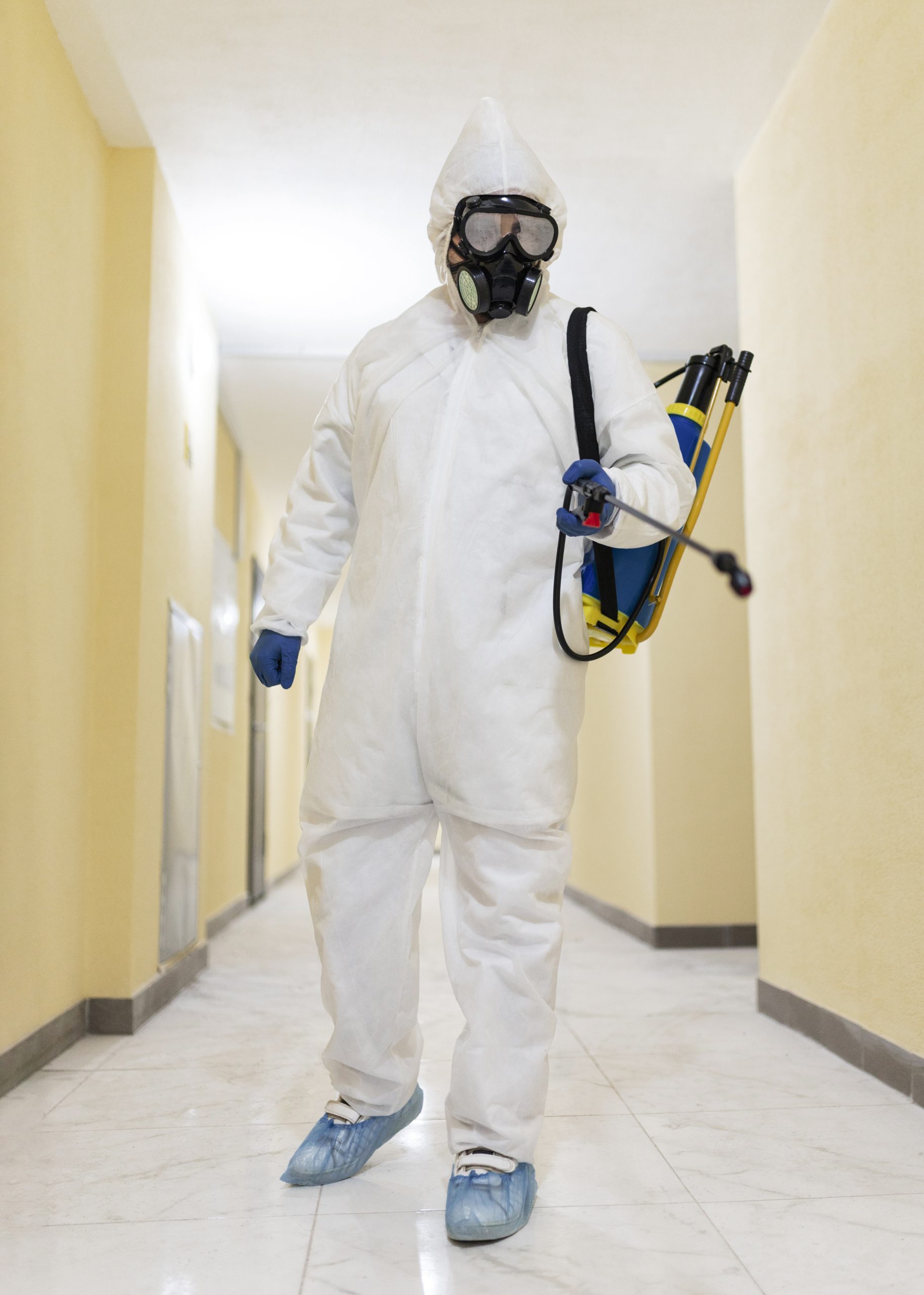full shot man wearing protective suit scaled